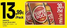 Intermarché Cerveja super bock mini promoção