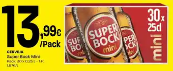 Cerveja super bock mini