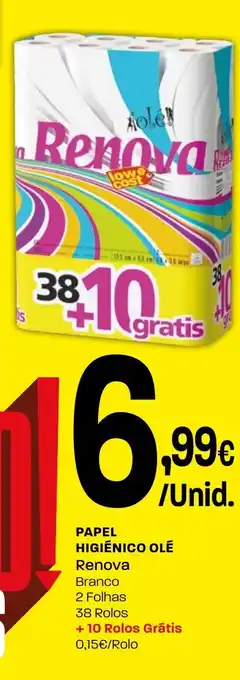Intermarché Papel higiénico ole Renova promoção