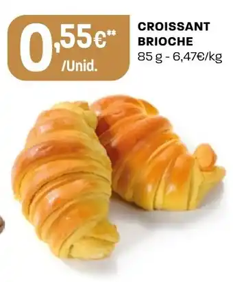 Intermarché Croissant brioche promoção
