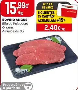 Intermarché Bovino angus Bife do Pojadouro promoção