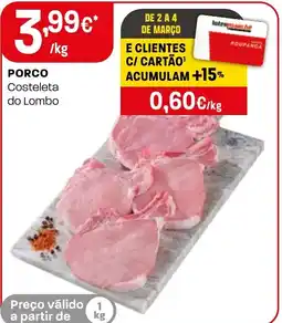 Intermarché PORCO Costeleta do Lombo promoção