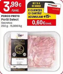 Intermarché PORCO PRETO PorSi Select Secretos promoção
