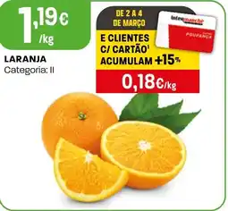 Intermarché Laranja promoção