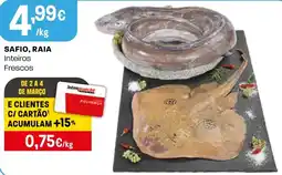 Intermarché Safio, raia promoção