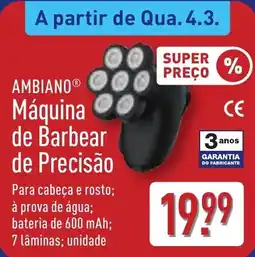 ALDI AMBIANO Máquina de Barbear de Precisão promoção