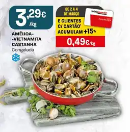 Intermarché Amêijoa-vietnamita castanha congelada promoção