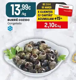 Intermarché Burrie cozido congelado promoção