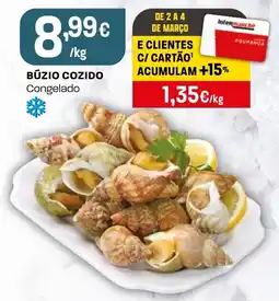 Intermarché Būzio cozido congelado promoção
