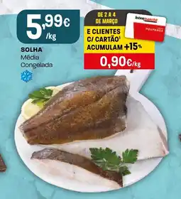 Intermarché Solha média congelada promoção