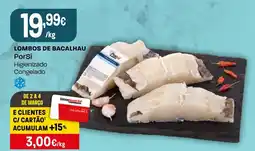 Intermarché Lombos de bacalhau porsi promoção