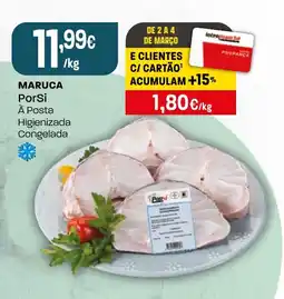 Intermarché Maruca porsi promoção
