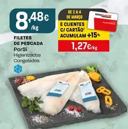 Intermarché Filetes de pescada porsi promoção