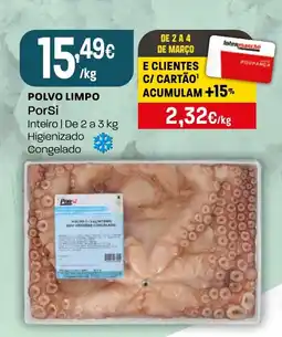 Intermarché Polvo limpo PorSi promoção
