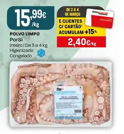 Intermarché Polvo limpo PorSi promoção