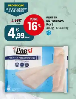 Intermarché Filetes de pescada porsi promoção