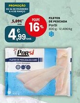 Intermarché Filetes de pescada porsi promoção