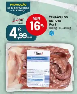 Intermarché Tentaculos de pota porsi promoção
