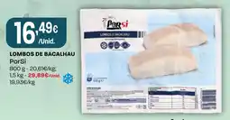 Intermarché Lombos de bacalhau PorSi promoção