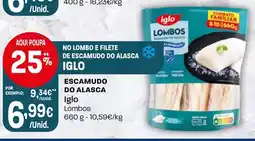 Intermarché Escamudo do alasca Iglo Lombos promoção