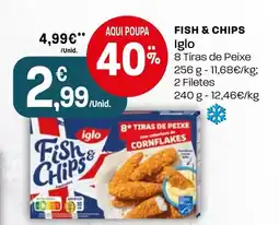 Intermarché Fish & chips iglo promoção