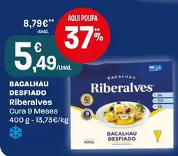 Intermarché Bacalhau desfiado Riberalves promoção