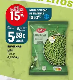 Intermarché Ervilhas Iglo promoção