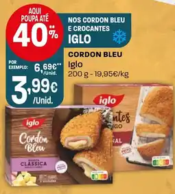 Intermarché Cordon bleu Iglo promoção