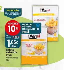 Intermarché Batata pré-frita PorSi promoção