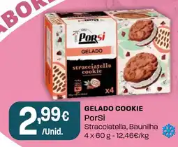 Intermarché Gelado cookie PorSi promoção