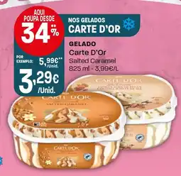 Intermarché Gelado Carte D'Or Salted Caramel promoção