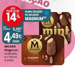 Intermarché Gelado Magnum promoção