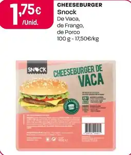 Intermarché Cheeseburger Snock promoção