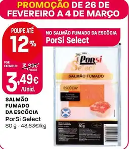 Intermarché Salmão fumado da escocia PorSi Select promoção
