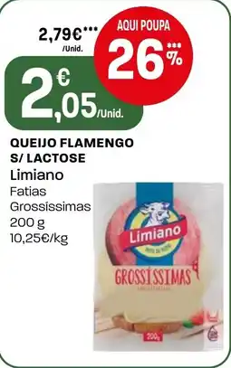 Intermarché Queijo flamengo s/ lactose Limiano promoção