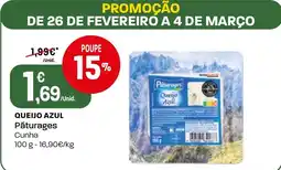 Intermarché Queijo azul Pāturages promoção