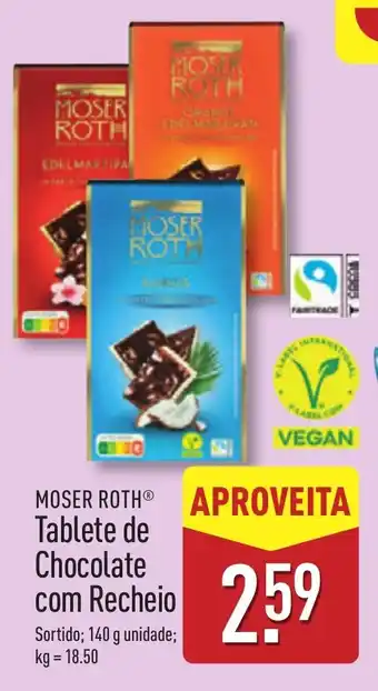 MOSER ROTH Tablete de Chocolate com Recheio