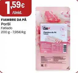 Intermarché Fiambre da pā PorSi promoção