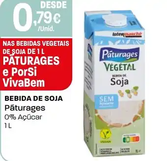 Intermarché Bebida de soja Pâturages promoção