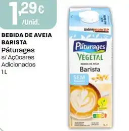Intermarché Bebida de aveia barista Pāturages promoção