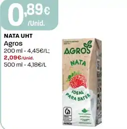 Intermarché Nata uht agros promoção