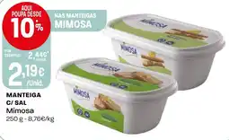 Intermarché Manteiga c/ sal Mimosa promoção