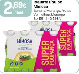 Intermarché IOGURTE LÍQUIDO Mimosa promoção