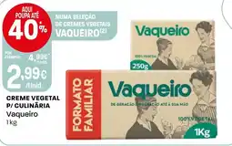 Intermarché Creme vegetal p/ culinária Vaqueiro promoção