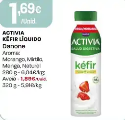 Intermarché Activia kefir líquido danone promoção