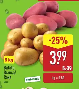 ALDI Batata Branca/ Roxa promoção