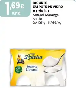 Intermarché Iogurte em pote de vidro A Leiteira promoção