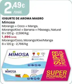 Intermarché Iogurte de aroma magro mimosa promoção
