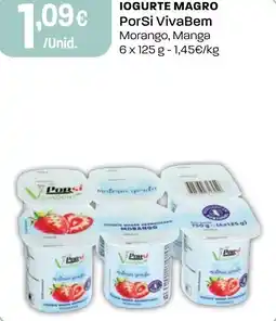 Intermarché Iogurte magro porsi vivabem promoção