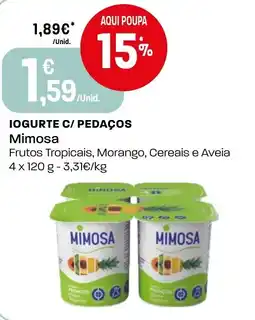 Intermarché Iogurte c/ pedaços Mimosa promoção
